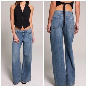 Sincerely Jules Flare & Wide Leg Relaxed Fit Baggy Jeans ( 30.5” inseam )
